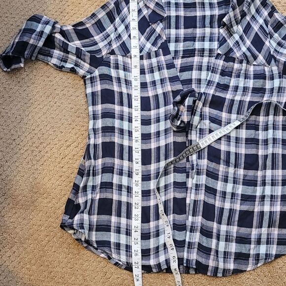 COPY - Some days lovin plaid blouse size large - Picture 8 of 9